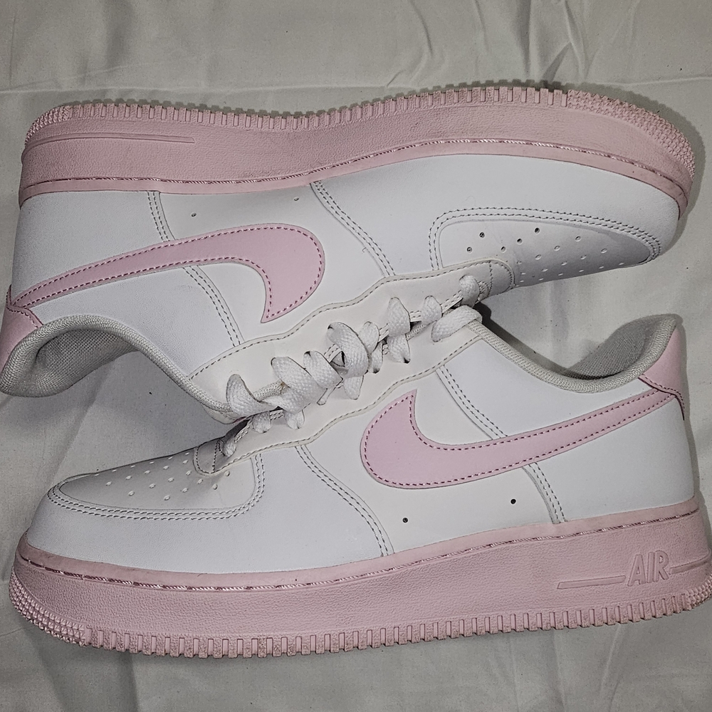 White/Pink Air Force 1